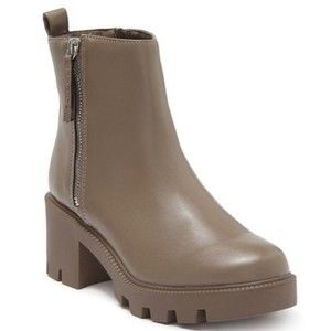 Dolce Vita Taupe Lug Sole Booties NEW